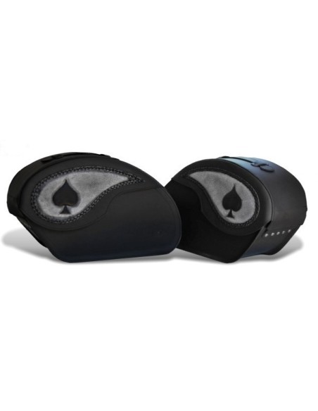 ALFORJAS RIGIDAS VENDETTA AS DE PICAS INDIAN DARK HORSE