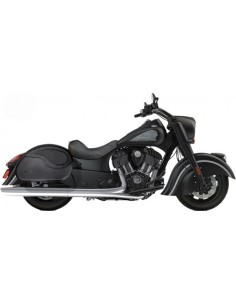 ALFORJAS RIGIDAS PIEL NAPOLEÓN BASICA INDIAN DARK HORSE