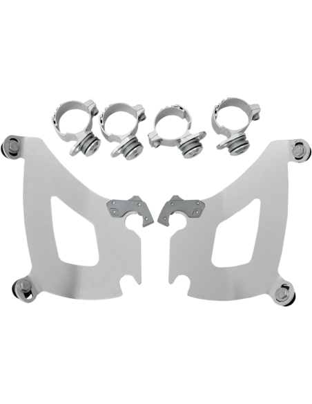 KITS MONTAJE TRIGGER-LOCK PULIDO-NEGRO BULLET HONDA VT1300CR STATELINE