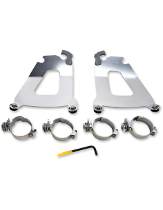 KITS MONTAJE TRIGGER-LOCK PULIDO-NEGRO BULLET HONDA VTX1800