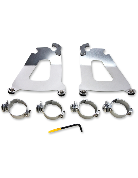 KITS MONTAJE TRIGGER-LOCK PULIDO-NEGRO BULLET HONDA VTX1800