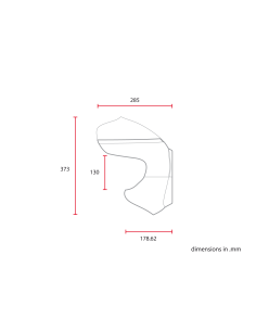 CÚPULAS CAFE RACER CON PARABRISAS PLEXIGLAS UNIVERSAL