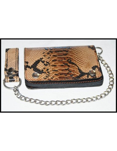 CARTERA PITON PIEL 10X15 CON CADENA PARA CINTURÓN CARTERA PITON PIEL 10X15 CON CADENA PARA CINTURÓN