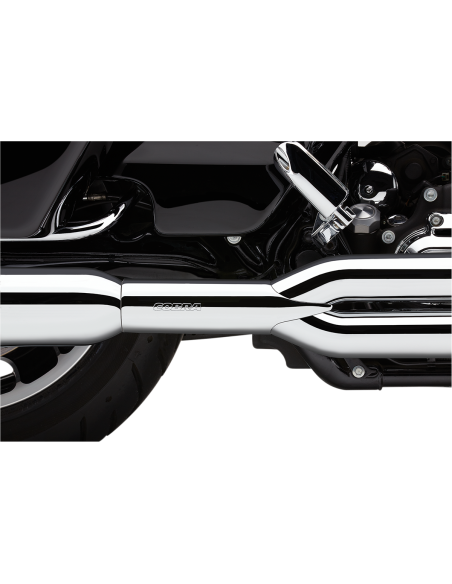 ESCAPE COMPLETO 2 IN 1 POWER-FLO RPT CROMADO PARA BAGGERS 10-16