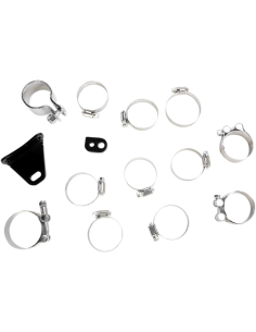 SISTEMA DE ESCAPE 2 IN 1 POWER-FLO RPT NEGRO PARA BAGGERS 10-16