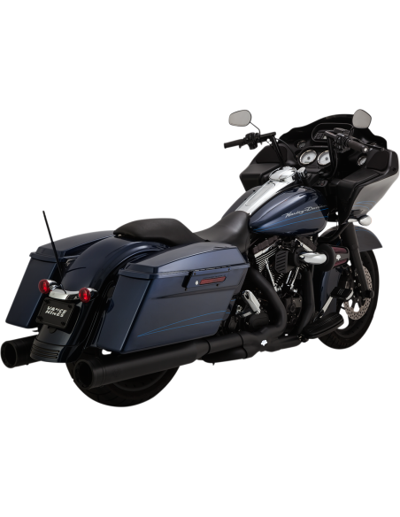 ESCAPE POWER DUAL NEGRO MATE PARA HARLEY DAVIDSON 09-16