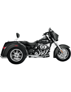 KIT ADAPTADOR SILENCIADOR CROMADO PARA H.D FL TRIKE 09-16