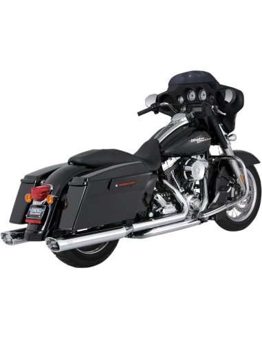 ESCAPE DRESSER DUAL CROMADO PARA HARLEY DAVIDSON 09-16