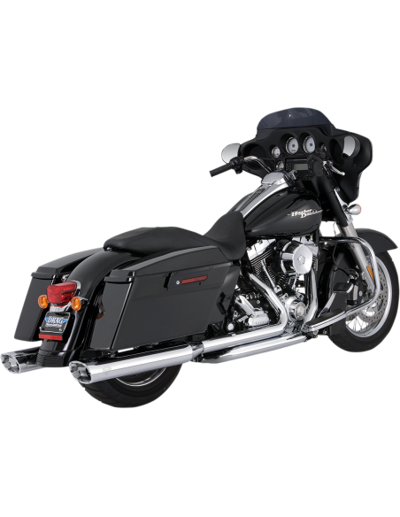 ESCAPE DRESSER DUAL CROMADO PARA HARLEY DAVIDSON 09-16