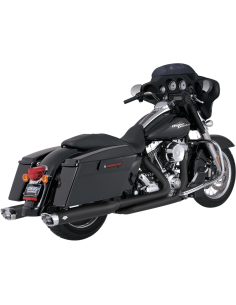 ESCAPE DRESSER DUAL NEGRO MATE PARA HARLEY DAVIDSON 09-16