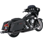 ESCAPE DRESSER DUAL NEGRO MATE PARA HARLEY DAVIDSON 09-16