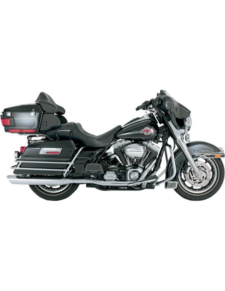 ESCAPE DRESSER DUAL CROMADO PARA HARLEY DAVIDSON 99-08