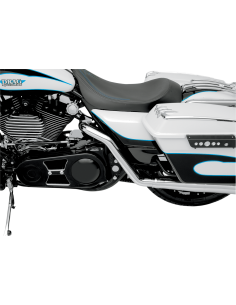 ESCAPE DRESSER DUAL CROMADO PARA HARLEY DAVIDSON 99-08