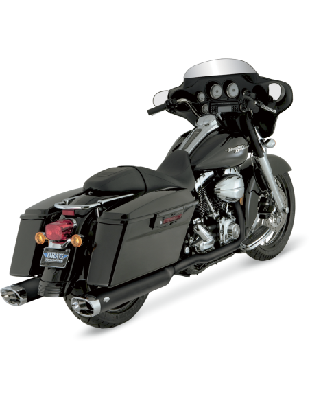 ESCAPE DRESSER DUAL NEGRO MATE PARA HARLEY DAVIDSON 99-08