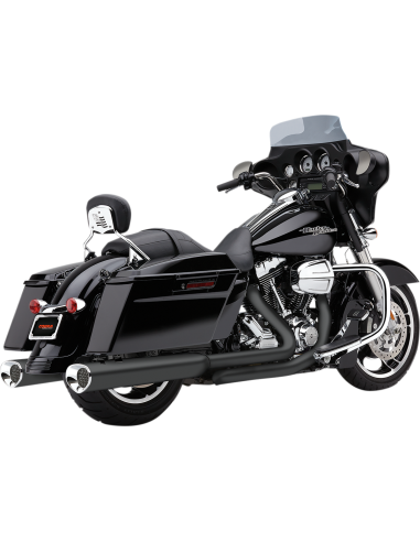 SILENCIADORES TRI-FLO SLIP-ON NEGRO PARA HARLEY DAVIDSON 99-16 SILENCIADORES TRI-FLO SLIP-ON NEGRO PARA HARLEY DAVIDSON 99-16