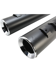 SILENCIADORES SLIP-ON POWER-FLO DE 4-1/2" NEGRO PARA HARLEY DAVIDSON 17-21