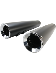 SILENCIADORES SLIP-ON POWER-FLO DE 4-1/2" NEGRO PARA HARLEY DAVIDSON 17-21