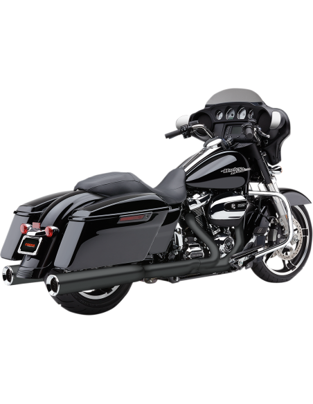 SILENCIADORES SLIP-ON POWER-FLO DE 4-1/2" NEGRO PARA HARLEY DAVIDSON 99-16