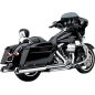 SILENCIADORES SLIP-ON POWER-FLO DE 4-1/2" CROM PARA HARLEY DAVIDSON 99-16 SILENCIADORES SLIP-ON POWER-FLO DE 4-1/2" CROM PARA HARLEY DAVIDSON 99-16