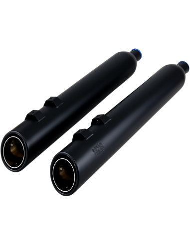 SILENCIADORES SLIP-ON 909 UPPERCUT NEGRO PARA HARLEY DAVIDSON 99-16