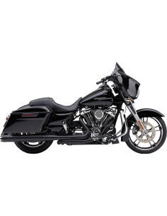 SILENCIADOR SLIP-ON DE 4" NEGRO PUNTA CONTRAST PARA HARLEY DAVIDSON 17-21