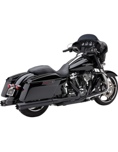 SILENCIADOR SLIP-ON DE 4" NEGRO PUNTA CONTRAST PARA HARLEY DAVIDSON 17-21