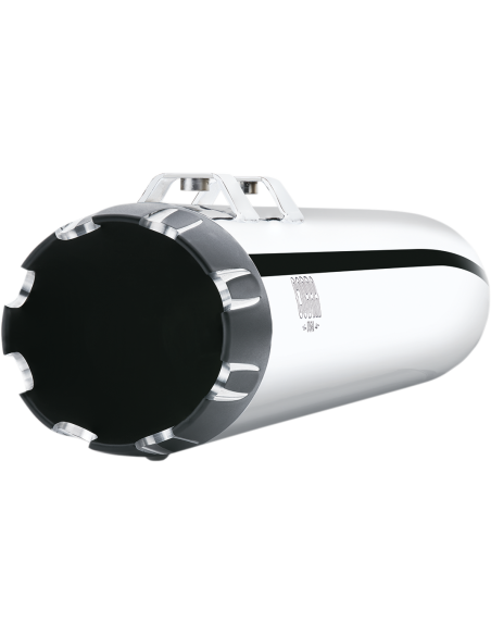 SILENCIADOR SLIP-ON DE 4" CROM PUNTA CONTRAST PARA HARLEY DAVIDSON 99-16