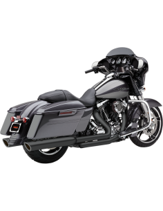SILENCIADORES SLIP-ON 909 TWINS NEGRO PARA HARLEY DAVIDSON 17-21
