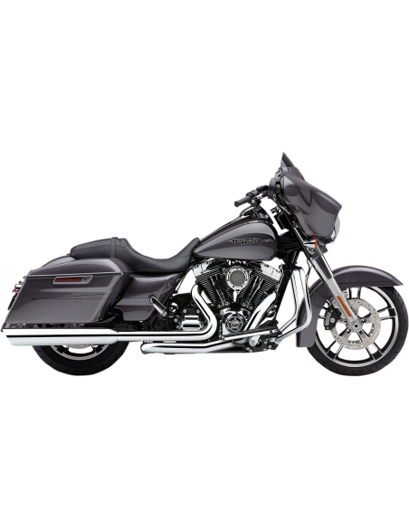 SILENCIADORES SLIP-ON 909 TWINS 4" CROM PARA HARLEY DAVIDSON 99-16