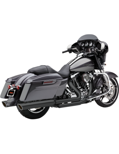 SILENCIADORES SLIP-ON 909 TWINS 4" NEGRO PARA HARLEY DAVIDSON 99-16