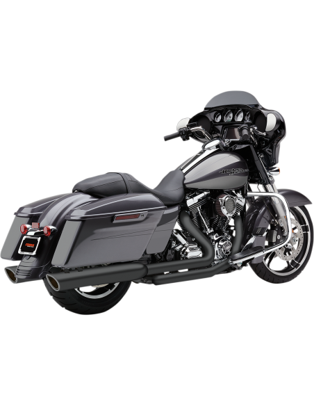 SILENCIADORES SLIP-ON 909 TWINS 4" NEGRO PARA HARLEY DAVIDSON 99-16