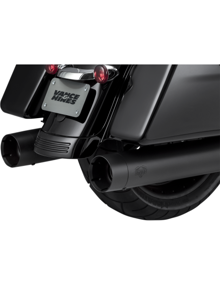 SILENCIADORES SLIP-ON OVERSIZED 450 NEGRO TAPA NEG TITAN PARA HARLEY DAVIDSON 17-21