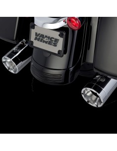 SILENCIADORES SLIP-ON MONSTER ROUNDS 4" CROM PARA HARLEY DAVIDSON 17-21