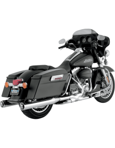 SILENCIADORES SLIP-ON MONSTER ROUNDS 4" CROM PARA HARLEY DAVIDSON 99-16