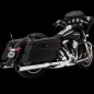 SILENCIADORES SLIP-ON ELIMINATOR 400 4" CROM TAPA FIN NEG PARA HARLEY DAVIDSON 17-21
