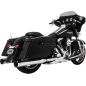 SILENCIADORES SLIP-ON ELIMINATOR 400 4" CROM TAP FIN NEG PARA HARLEY DAVIDSON 99-16 SILENCIADORES SLIP-ON ELIMINATOR 400 4" CROM TAP FIN NEG PARA HARLEY DAVIDSON 99-16