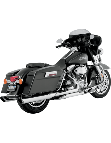 SILENCIADORES SLIP-ON TWIN SLASH CROM PARA HARLEY DAVIDSON 99-16 SILENCIADORES SLIP-ON TWIN SLASH CROM PARA HARLEY DAVIDSON 99-16