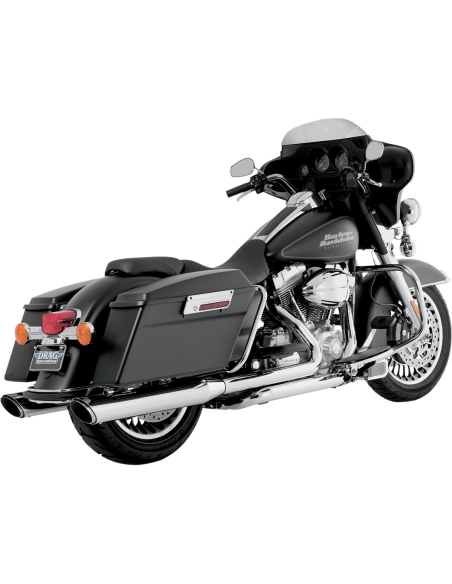 SILENCIADORES SLIP-ON TWIN SLASH CROM PARA HARLEY DAVIDSON 99-16