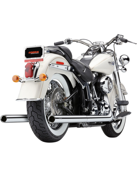 ESCAPE DUAL SOFTAIL PUNTAS BILLET PARA HARLEY DAVIDSON 07-11