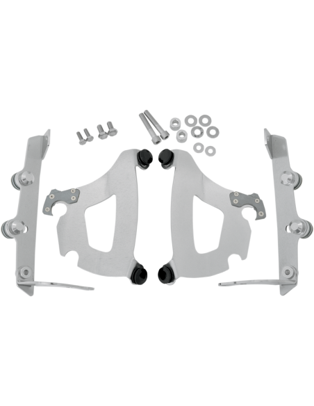 KITS MONTAJE TRIGGER-LOCK PULIDO-NEGRO BULLET HONDA SHADOW 750 10-13