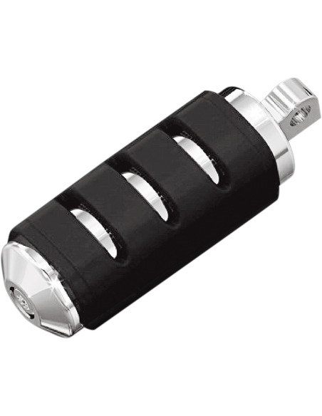 ESTRIBERAS ISO TRIDENT GRANDES CON ANCLAJES MACHO 38 MM CROMADO