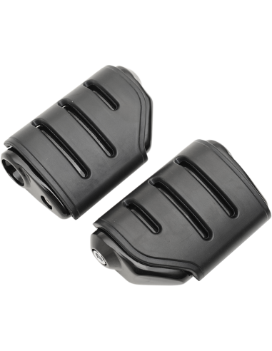 ESTRIBERAS ISO TRIDENT DUALLY SIN ANCLAJES MACHO 32 MM NEGRO BR