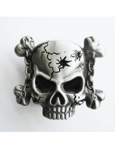 HEBILLA CON ENCENDEDOR SKULL LIGHTER