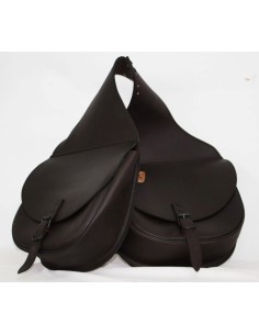 ALFORJAS PIEL VAQUERA BRONCO PARA KAWASAKI W800 - W650