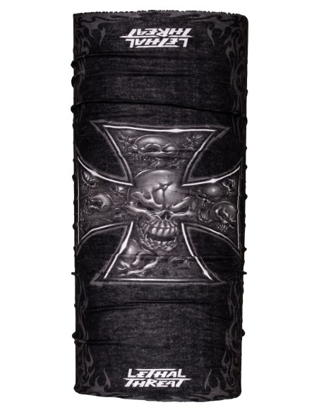 BANDANA CRUZ DE HIERRO Y CALAVERA NEGRA
