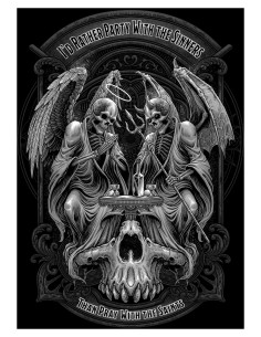 CAMISETA PARTY WITH THE SINNERS LT para Camisetas Manga Corta