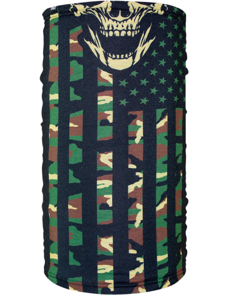 BRAGA CUELLO FORRO POLAR TUBULAR SKULL CAMU ZH para Mascaras y Band...