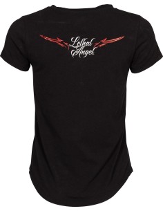 CAMISETA CHICA JUST KEEP RIDING LETHAL ANGEL para Camisetas Chica