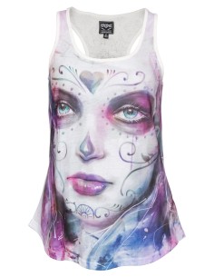 CAMISETA CHICA TIRANTE PAINTED SOUL LETHAL ANGEL para Camisetas Chica