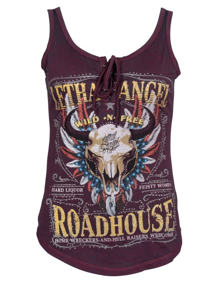 CAMISETA CHICA TIRANTE ROADHOUSE LETHAL ANGEL